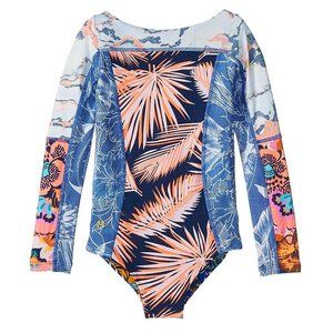 Maaji Kids Swim One Piece - Blue and Orange